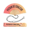 Éventail “Putain de chaleur” L’accessoire anti-canicule avec du caractère, Fisura