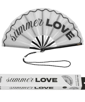 Éventail XXL “Summer Love” Le must-have des journées ensoleillées, Fisura