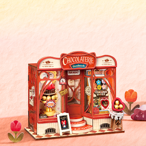 Alternative view of Sweet Chocolate Shop – Boutique Miniature Gourmande DIY, ROBOTIME