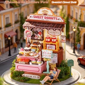 Alternative view of Sweetie’s Donut Shop – Mini Maison DIY Gourmand, ROBOTIME