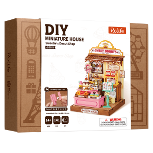 Sweetie’s Donut Shop – Mini Maison DIY Gourmand, ROBOTIME