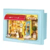 Rolife Fluffy Cat Bakery Boulangerie Miniature DIY, ROBOTIME