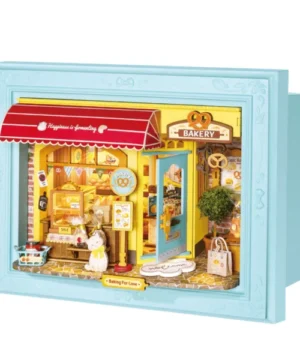 Rolife Fluffy Cat Bakery Boulangerie Miniature DIY, ROBOTIME