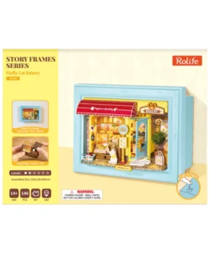Alternative view of Rolife Fluffy Cat Bakery Boulangerie Miniature DIY, ROBOTIME