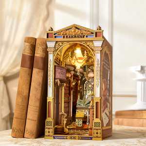 Alternative view of La Bibliothèque des Merveilles – Book Nook Gothique et Victorien, ROBOTIME
