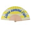 Éventail “Libre comme l’air”, Fisura