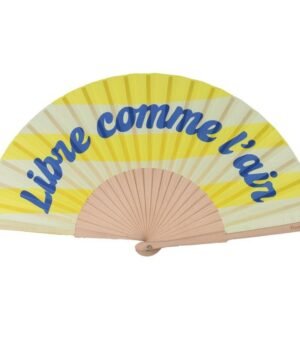 Éventail “Libre comme l’air”, Fisura