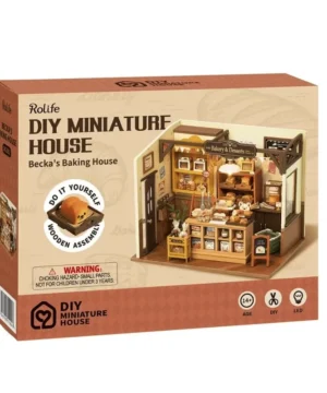 Alternative view of Becka’s Baking House Mini Maison de Boulangerie DIY, ROBOTIME