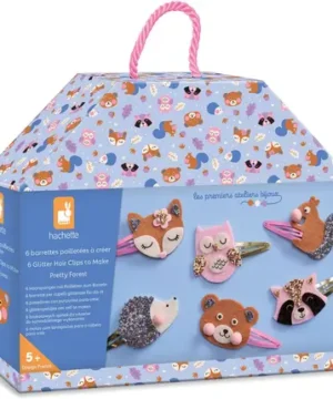 Kit créatif “6 Barrettes à créer Pretty Forest” Fantaisie et créativité, Janod