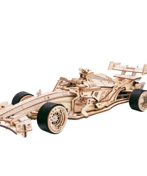 Alternative view of F1 Racing Car – Puzzle 3D Mécanique en Bois, ROBOTIME