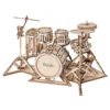 Kit Batterie Puzzle 3D Musical en Bois, ROBOTIME