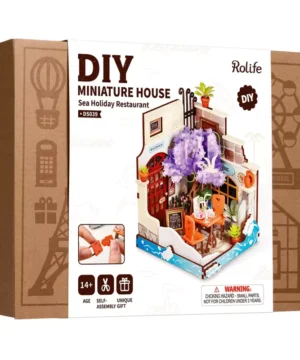 Alternative view of Repas au Bord de la Mer – Puzzle 3D Miniature DIY, ROBOTIME