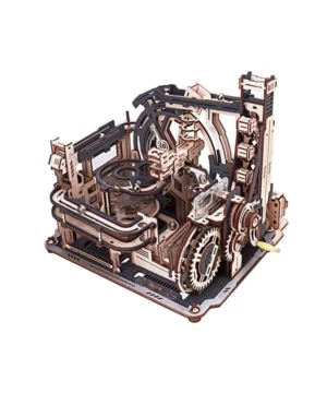 Marble Spaceport – Puzzle 3D Mécanique en Bois, ROBOTIME