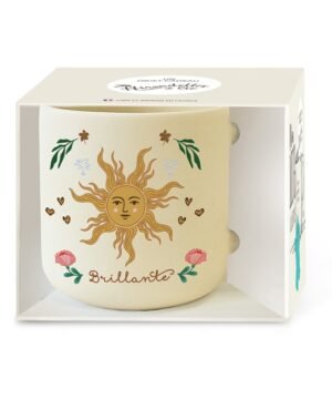 Mug Céramique Rond Beige 350 ml Le Soleil, Royal Garden