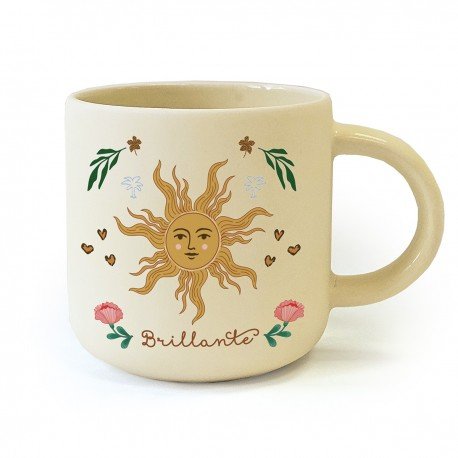 Mug Céramique Rond Beige 350 ml Le Soleil, Royal Garden – Image 4