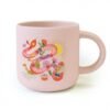 Mug Céramique Rond Rose 350 ml Serpent, Royal Garden