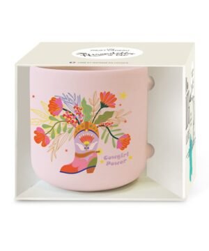 Mug Céramique Rond Rose 350 ml Far West Cowgirl, Royal Garden