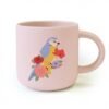Mug Céramique Rond Rose 350 ml Nature Vivante, Royal Garden