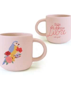 Alternative view of Mug Céramique Rond Rose 350 ml Nature Vivante, Royal Garden