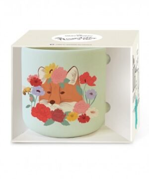 Alternative view of Mug Céramique Rond Vert 350 ml – Nature Vivante, Royal Garden