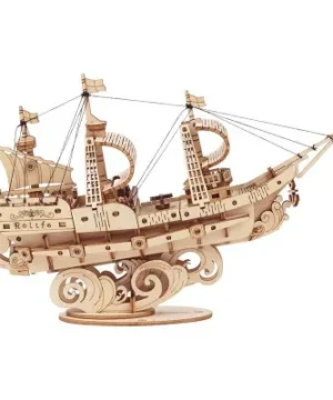 Sailing Ship – Puzzle 3D en Bois Élégant, ROBOTIME