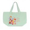 Grand Sac Cabas en Coton Vert avec Fermeture – Nature Vivante, Royal Garden