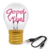 Lampe de Table Ampoule Good Vibes – Bulb Fiction, Legami