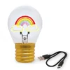 Lampe de Table Ampoule Arc-en-ciel, Legami