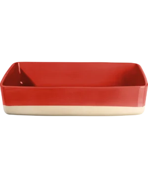 Plat à Four Rectangulaire Rouge 36cm, Asa