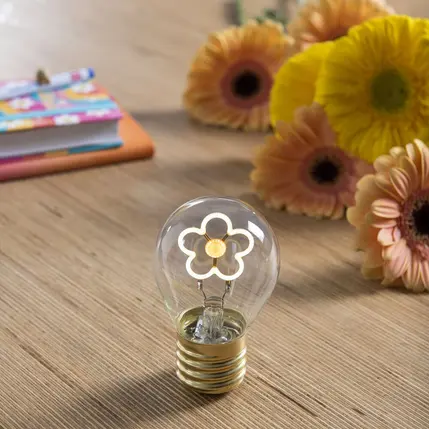 Lampe de Table en Forme d'Ampoule « Marguerite » – Bulb Fiction, Legami – Image 6