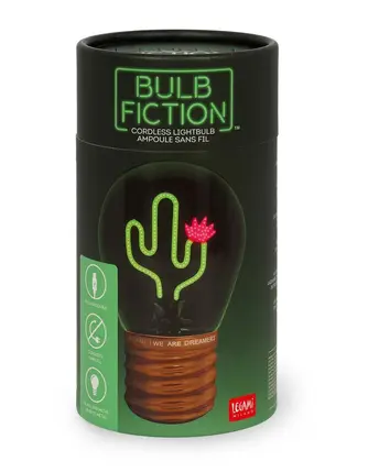Lampe de Table en Forme d'Ampoule « Cactus », Legami – Image 4