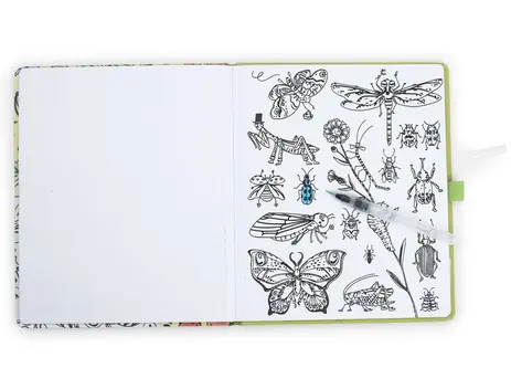 Cahier de Coloriage Aquarelle Magique Le Jardin du Moulin, Moulin Roty – Image 2