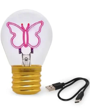 Lampe de Table en Forme d'Ampoule « Papillon »