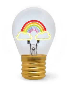 Alternative view of Lampe de Table Ampoule Arc-en-ciel, Legami