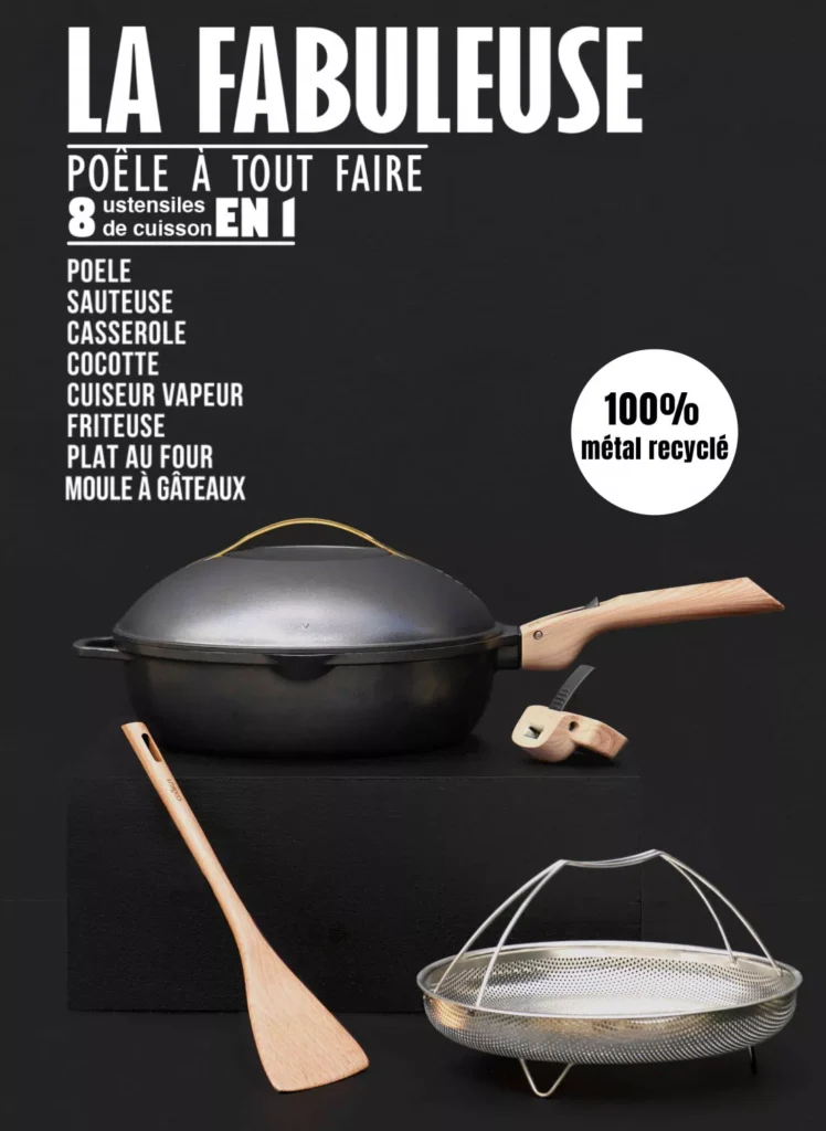 Fabuleuse Poêle 24cm Météore, Cookut – Image 2