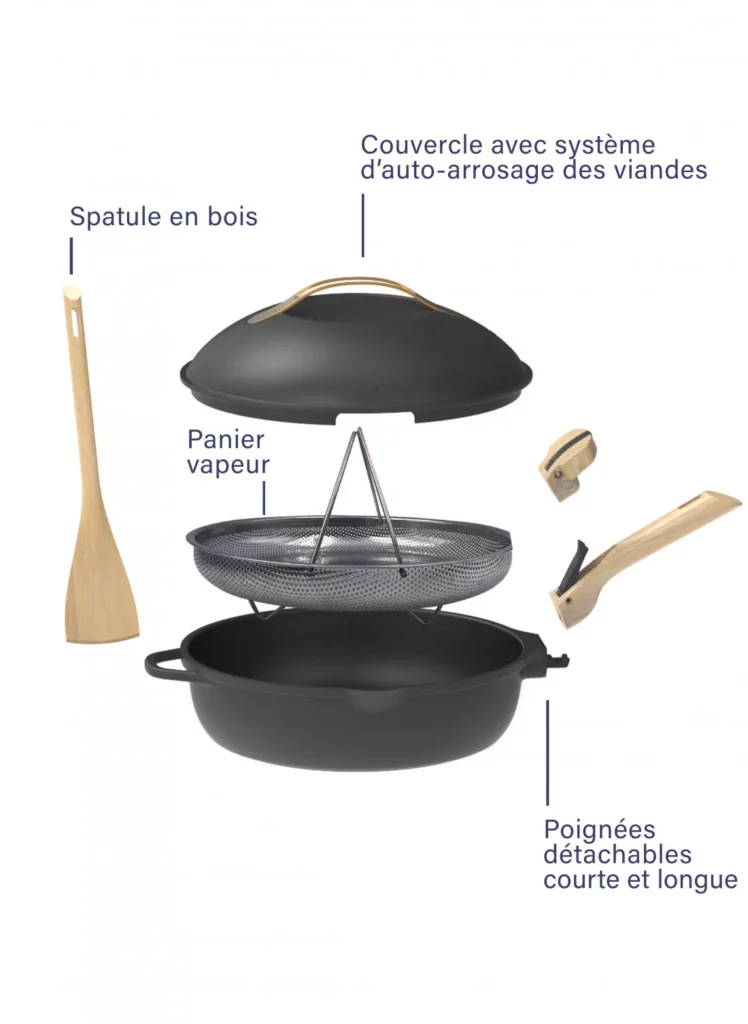 Fabuleuse Poêle 24cm Météore, Cookut – Image 3