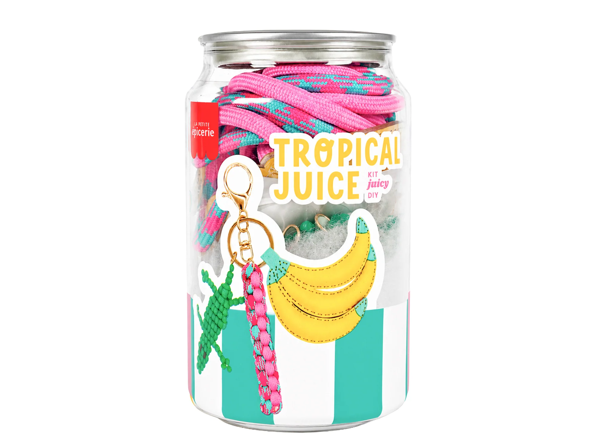 Kit Canette Bag Charm Pshiiit Tropical Juice, La Petite Epicerie