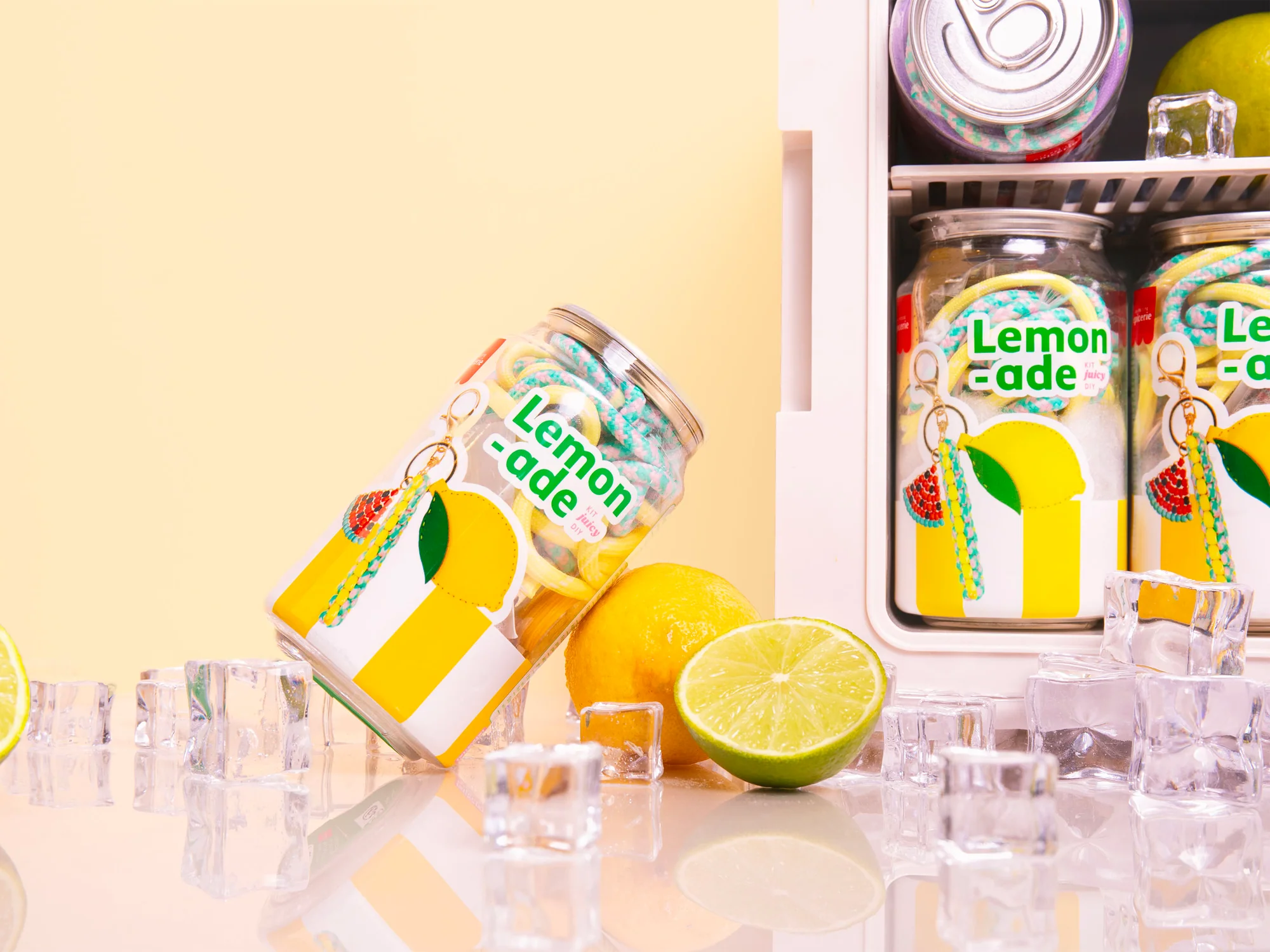 Kit Canette Bag Charm Pshiiit Lemonade, La Petite Epicerie