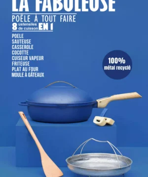 Fabuleuse Poêle 28cm Saphir, Cookut