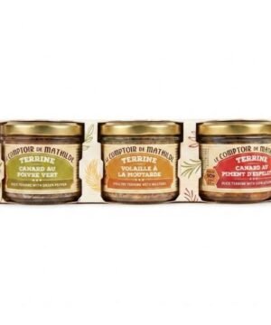 Coffret 3 Terrines Estivales, Le Comptoir de Mathilde