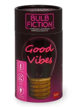 Lampe de Table Ampoule Good Vibes – Bulb Fiction, Legami – Image 4