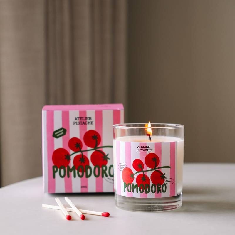 Bougie Parfumée Pomodoro, Atelier Pistache – Image 2