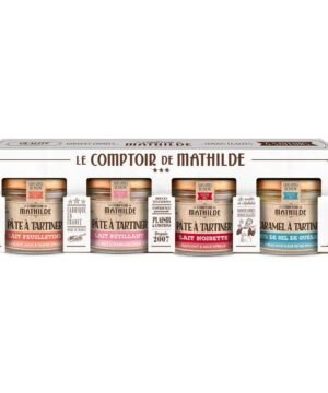 Coffret de 4 Pots 100 g de Pâte à Tartiner, Le Comptoir de Mathilde