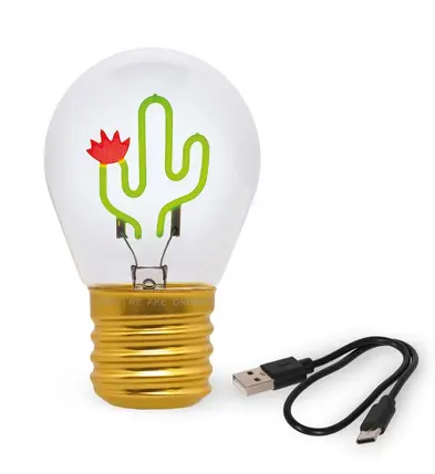 Lampe de Table en Forme d'Ampoule « Cactus », Legami