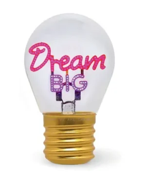 Alternative view of Lampe de Table en Forme d'Ampoule « Rêve en Grand » – Bulb Fiction, Legami