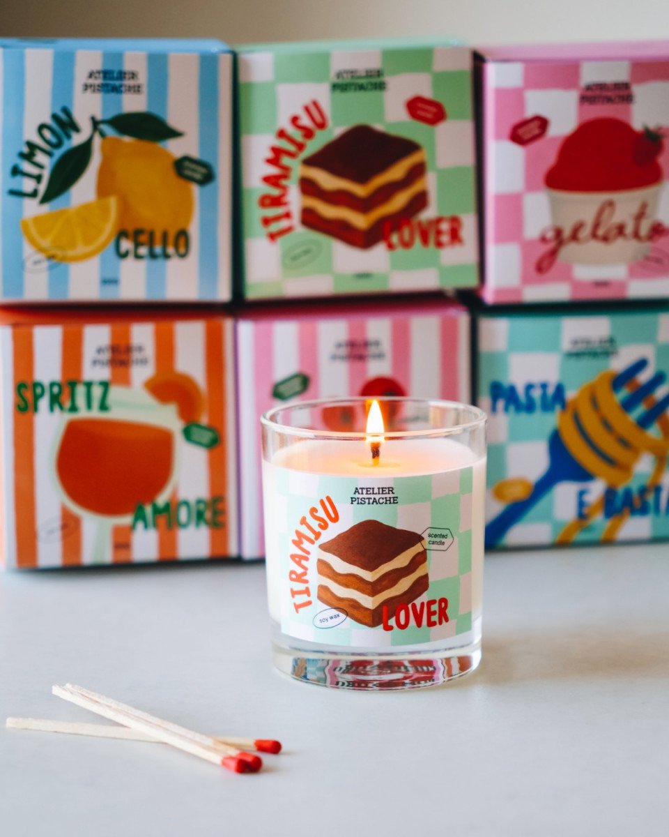 Bougie parfumée Tiramisu, Atelier Pistache – Image 2