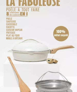 Fabuleuse Poêle 28cm Meringue, Cookut