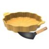 Plat à Tarte 29 cm avec Coupe-Tarte et Livre de Recettes Mangues, Cookut