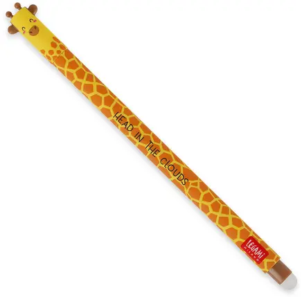 Stylo Gel Effaçable Girafe, Legami