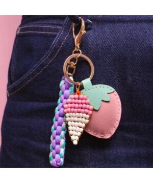 Alternative view of Kit Canette Bag Charm Pshiiit Strawberry Milk, La Petite Epicerie